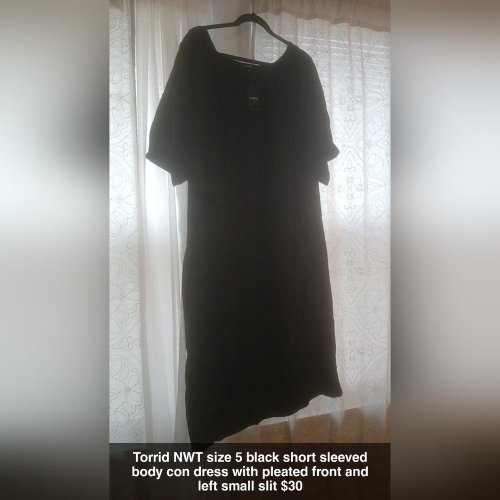 Torrid Black Bodycon Dress